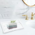 thumbnail image 4 of Decorative Bathroom Vanity Tray Resin Cosmetic Organizer Display Home Decor Bathtub Jewelry Dish Bathtub Serving Tray Holder for home and, 4 of 7
