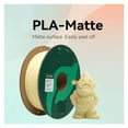 thumbnail image 2 of 3D Printer Filament Matte PLA 1.75mm Dimensional +/- 0.03mm 1KG (2.2 LBS) Spool, 3D Printing Material For 3D Printers ,Easy to Use, 2 of 6