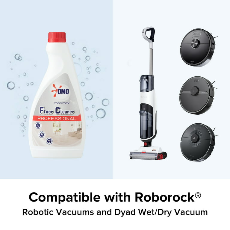 Official Roborock® floor cleaning solution, Compatible with the