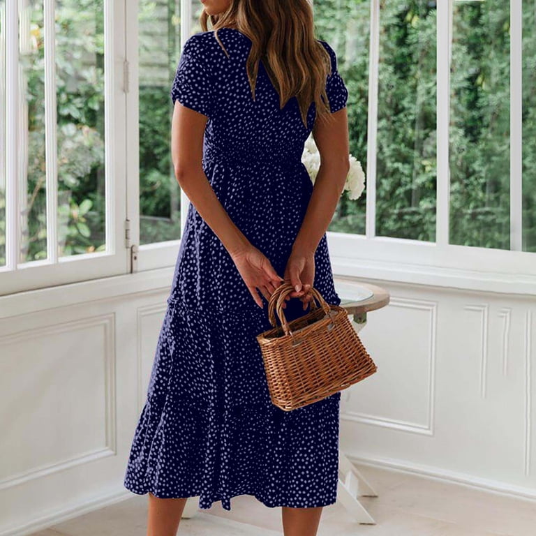blue women dresses Royal Blue Dress, Maxi Cotton Dress, Summer Dress, Plus Size Clothing, Tank Dress, Flowy Dress, High Waist Dress, Women Vacation Dress