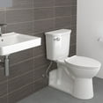 thumbnail image 6 of American Standard Yorkville VorMax Floor-Mount 2-Piece 1.28 GPF Single Flush Right Height Elongated Toilet in White, Seat Not Included, 6 of 6