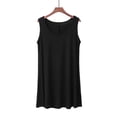 thumbnail image 5 of Dlentnea Women Plus Size Tank Nightgowns Sleeveless Comfortable Breathable Loungewear Soft Sleepwear Dress, 5 of 8