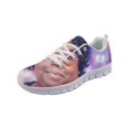 thumbnail image 4 of HELLHERO Breathable Air Mesh Running Shoes with Portrait Print, Lightweight Lace up Sneakers for Hiking, Walking and Daily Sports, 4 of 11