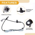 thumbnail image 4 of Unique Bargains ABS Wheel Speed Sensor No.27540AL10A Rear Right ABS Sensor Anti-lock Braking System Sensor for Subaru Outback 2014-2015, 4 of 7