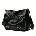 thumbnail image 1 of LHSHID Sacs Messager Rétro pour Femmes Multi-Poches Sacs à Bandoulière avec Décor en Métal, 1 of 1