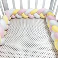 thumbnail image 4 of Almohada de bola de nudo largo tejida, bola de nudo, cama decorativa para habitación de niños, 4 of 5