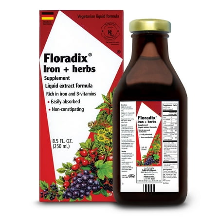 Floradix Liquid Iron - Salus-Haus Floradix Iron plus Herbs 8.5 Oz