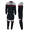 Blue Red, variant on Men's Jogger 2-Piece Set Tri-Color Zip Long Sleeve & Drawstring Pant Tracksuit, Blue Red, L