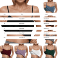 thumbnail image 3 of BWASD Tank Tops for Women Adjustable Built in Bra Camisole Tops Spaghetti Strap Shelf Bras Padded Shirt Going Out Sport Undershirts White S-XXL, 3 of 5
