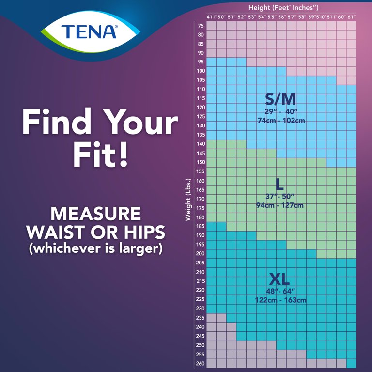 Tena Incontinence & Postpartum Underwear for Women, Maximum Absorbency,  Stylish Designs, Small/Medium - 28 Count : : Health & Personal  Care