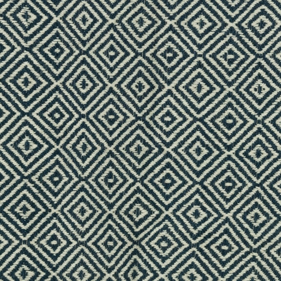 Rizzy Home  Boho Geometric Throw Blanket Navy/ Natural