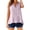 Pink, variant on Women's V-Neck Sleeveless Embroidered Cotton Linen Vest, Casual Pleated Solid Color Top for Bohemian Summer Fashion, Everyday Boho Style, Beach Vacation Wear, and Relaxed Outfits Black L