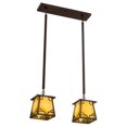thumbnail image 6 of Meyda Tiffany 161033 Kirkpatrick 2 Light 7" Wide Multi Light Pendant - MultiColor, 6 of 7