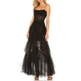 thumbnail image 3 of Musuos Women Layered Ruffle Hem Tulle Summer Slip Long Dress for Cocktail Beach, 3 of 7