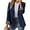 2#Dark blue, variant on Xingpeng Leopard Print Lined Blazer for Women Fall Business Casual Jacket Long Sleeve Notch Lapel Work Office 2026 Dark Blue S