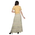 thumbnail image 4 of Moomaya Printed Two Piece Flared Skirt And Crop Top Rayon Ethnic Set For Girls, 4 of 6