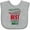 AC-Heather Grey, variant on Inktastic Italians Do It Best Boys or Girls Baby Bib