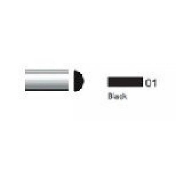 Cowles Products PS37425 125Chrome 0.5Half Round Mldg