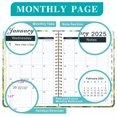 thumbnail image 5 of 2025 Planner - Weekly & Monthly Planner 2025 from Jan. 2025 - Dec. 2025 with To-Do List, 6.3'' × 8.4'', Strong Twin-Wire Binding, Inner Pocket, Elastic Closure, 5 of 5