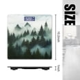 thumbnail image 2 of Bathroom Scale, Highly Accurate Digital Body Scale,Precisely Measures Weight up to 400 lbs-Dense Pine Forest Shrouded In Mist With The Mountains, 2 of 4
