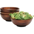 thumbnail image 5 of Lipper Dark Cherry Salad Serving Bowls - Set of 4, 5 of 5