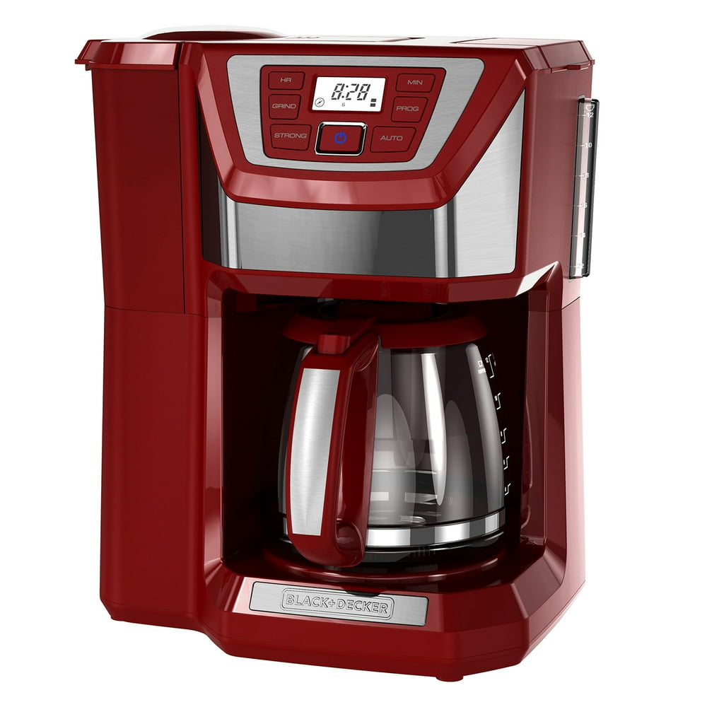 BLACK+DECKER Mill & Brew 12Cup Programmable Coffeemaker with BuiltIn