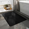 thumbnail image 4 of Zynviq Solid Color Bathroom Rugs 15.7" X 23.6" Bath Rugs Rubber Black Rectangular Washable Absorbent Small Rug for Bath, 4 of 6