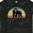 thumbnail image 4 of Inktastic Gorilla Retro Sunset Jungle Animal Boys or Girls Toddler T-Shirt, 4 of 5
