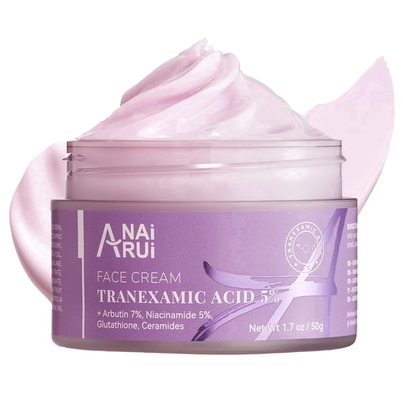 ANAiRUi  Tranexamic Acid Cream, 70,000ppm Arbutin, 50,000ppm TXA, 5% Niacinamide, Dark Spot Care, 1.7oz