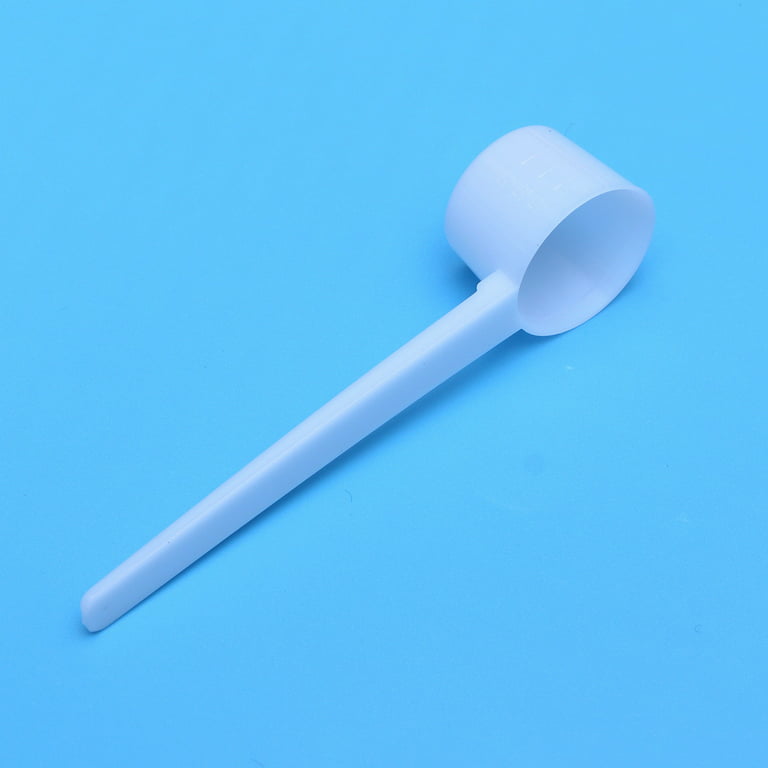 5 Gram Scoop - Plastic Measuring Scoop with 3.5” Long Handle — 9 mL | 2  Teaspoon Scoop | 5 grams powder | Pack of 10 -— Easy scooping of liquid and