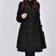 thumbnail image 1 of Gabardina de Tweed tipo capa de abrigo suelto de longitud media para mujer Otoño Invierno, 1 of 3