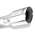 thumbnail image 2 of Borla Exhaust Tail Pipe Tip 20154 T-304 Stainless Steel; 2-1/4 Inch Inlet; 3 Inch Outlet; Round; Angle Cut; Rolled Edge; 4-3/4 Inch Length, 2 of 4