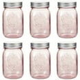 thumbnail image 2 of Set of 6 Wide-Mouth Quart Canning Jars, 16 Ounces Each, with Lids; Ideal for Storage, Pickling, Preserving, Fermenting, And Crafts And Decorations, 2 of 14