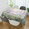 thumbnail image 2 of Yayeee Tablecloths 54" x 72" Rectangle Wrinkle Resistant Party Table Cover, Purple Deer, 2 of 8
