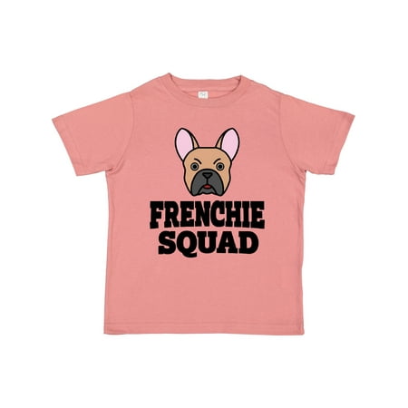 

Inktastic Dog Frenchie Squad Gift Toddler Boy or Toddler Girl T-Shirt