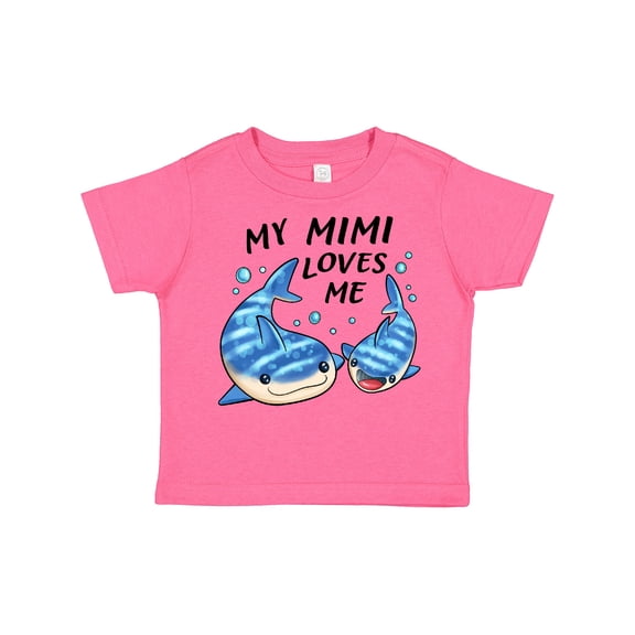 Inktastic My Mimi Loves Me Whale Shark Boys or Girls Toddler T-Shirt