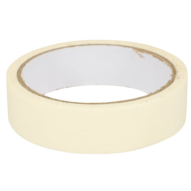 BRIGHTFUFU 1 Rouleau de Ruban de Masquage Refinition Papier Blanc Retrait Facile pour Projets DIY