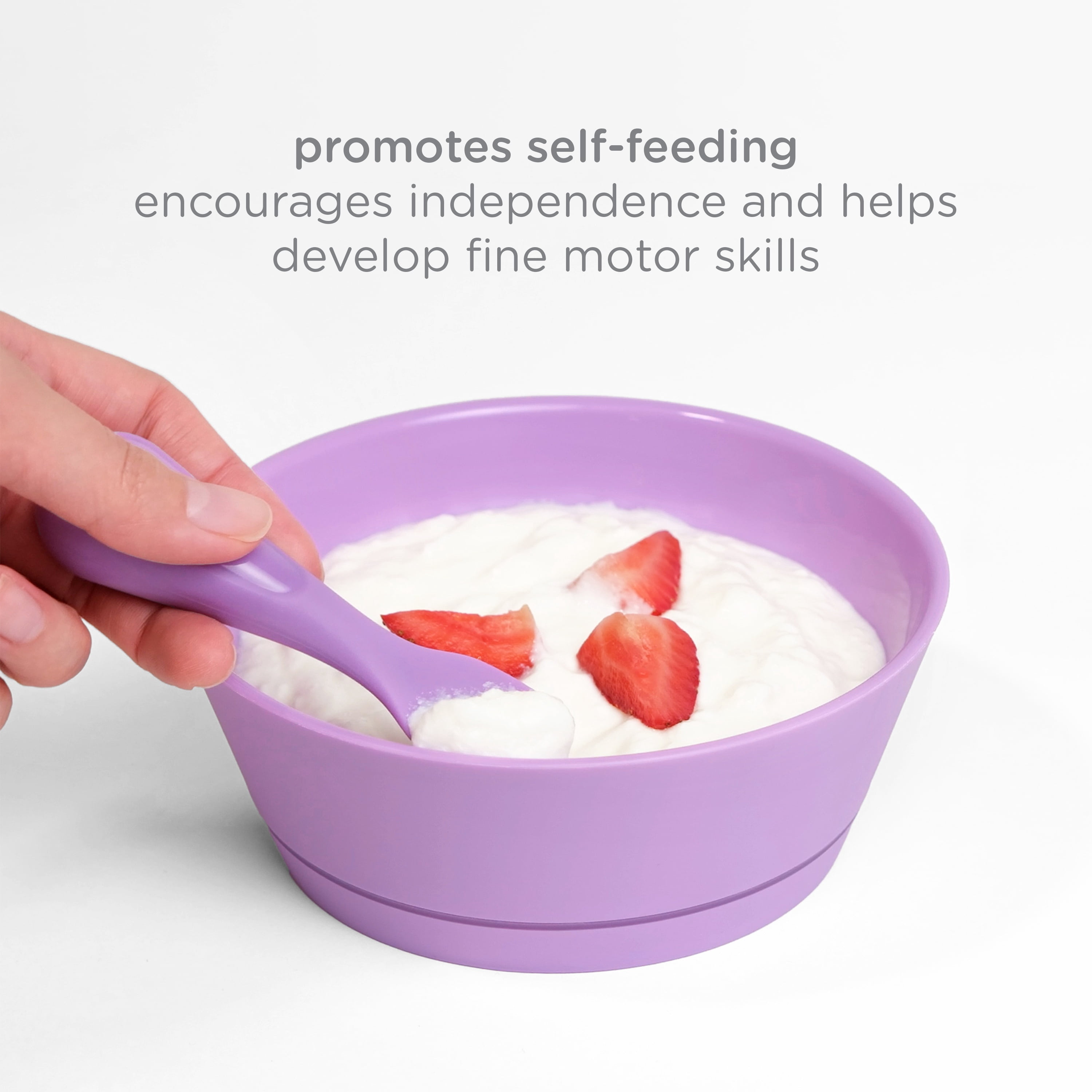 Ubbi 7-Piece Suction Toddler Feeding Set, Includes Plate, Bowl, Cup, Utensils, Interchangeable Suction Cup Base, Polaris Blue