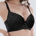 thumbnail image 2 of Full Figure Lace Underwire Push Up Bra for Everyday Comfort and Support - Seamless T Shirt Style Lift Bra for Plus Size and Full Bust, 2 of 7