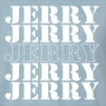 thumbnail image 6 of Wild Bobby Jerry Springer 90's TV Talk Show Host Jerry Jerry Chant Famous People Mens Premium Tri Blend Tee, Denim, X-Large, 6 of 6