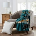 thumbnail image 2 of The Northwest Company San Jose Sharks 50'' x 60'' Fade Away Fleece Throw Blanket, 2 of 3