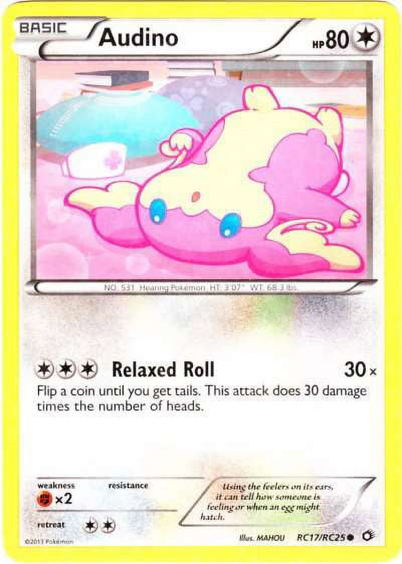 Pokemon Legendary Treasures Radiant Collection Common Audino RC17