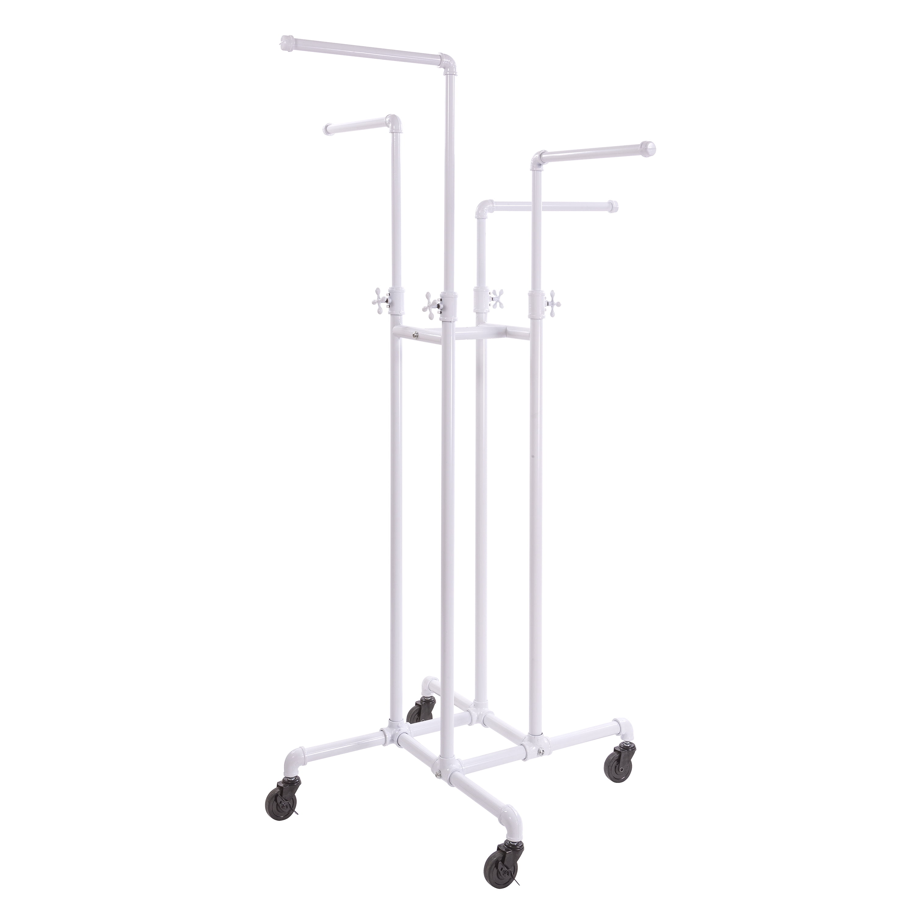 Clothing Rack Econoco Heavy Duty Pipeline Adjustable, 4 Way Rack