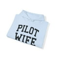 thumbnail image 4 of Pilot Wife Husband Anniversary Wedding Hoodie, Gifts, Hooded Sweatshirt, 4 of 4