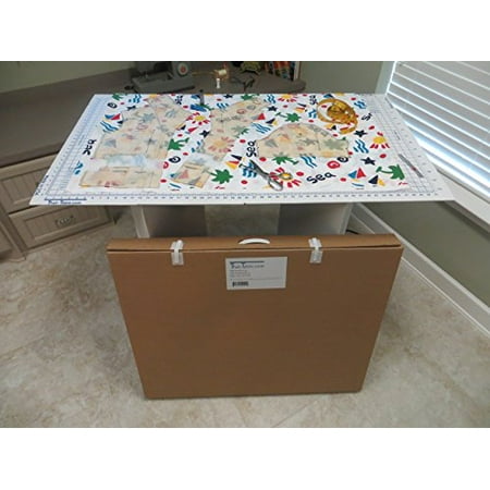Cardboard Counter Display - That-Table Portable, Counter Height, Cardboard, Fabric Cutting Board & Multi-Purpose Table, 55