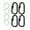 D buckle Black, variant on 7829 4Pcs Locking Carabiner Keychain Carabiner D Rings Key Clip Spring Snap Hook