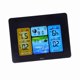 thumbnail image 5 of Estación meteorológica digital inalámbrica LCD con reloj, termómetro y humedad para interiores y exteriores (negro), 5 of 15