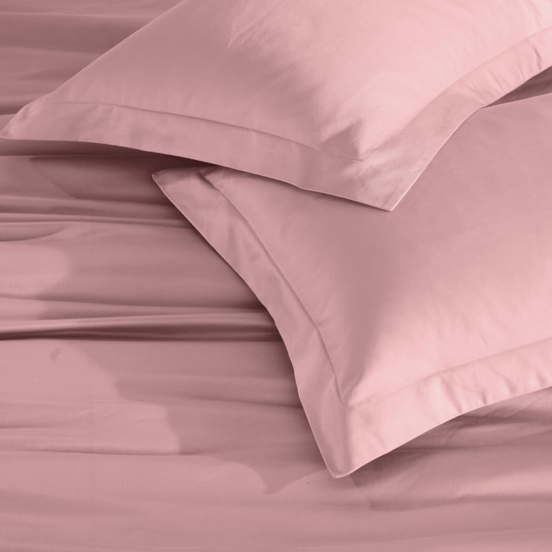 Superior 650 Thread Count Egyptian Cotton Duvet Cover Set, Blush, King/ Cal King