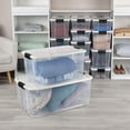 thumbnail image 5 of 4-Pack Ultra Latching  Storage Bins - Heavy-Duty Organizing Containers for Closet, Bathroom, and Office, 5 of 8