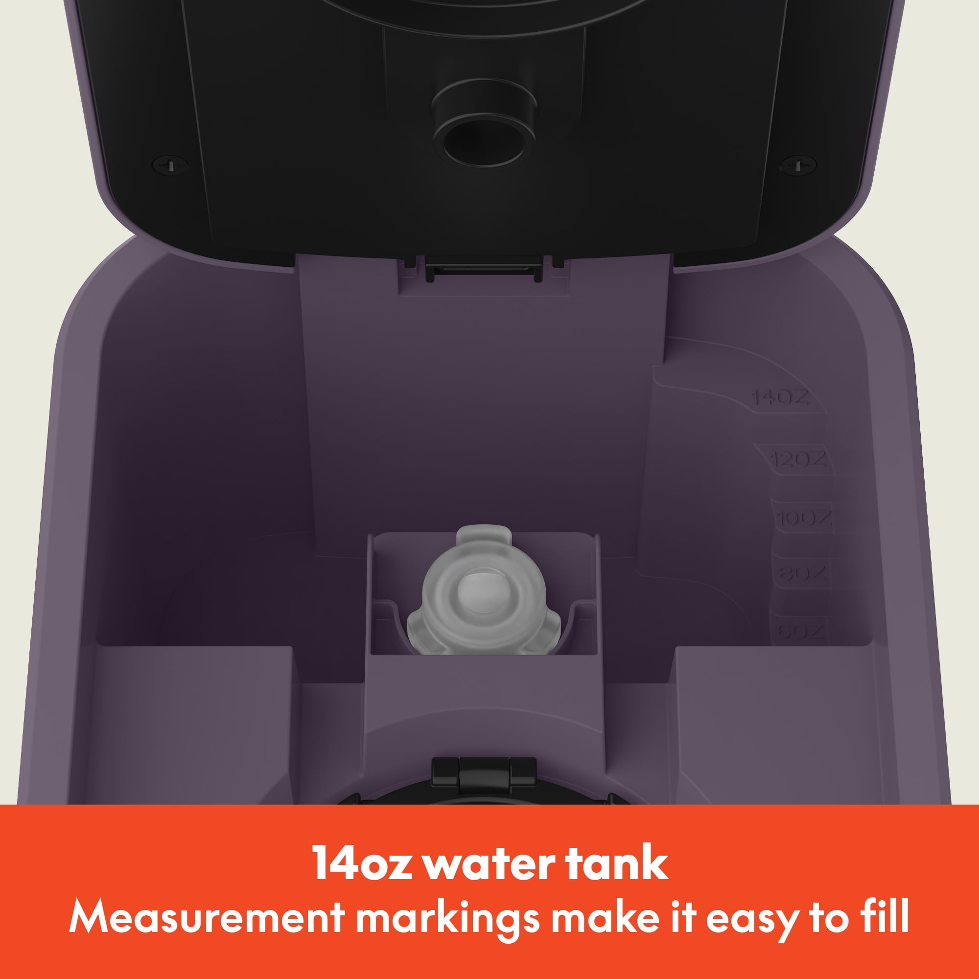 bella Single-Serve Coffee Maker, Plum